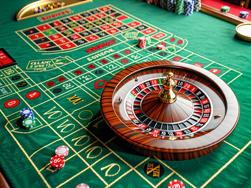 Hình ảnh bàn quay Roulette tại caxeng.com, với quả bóng đang lăn và các số cược, tạo cảm giác hồi hộp và chờ đợi.