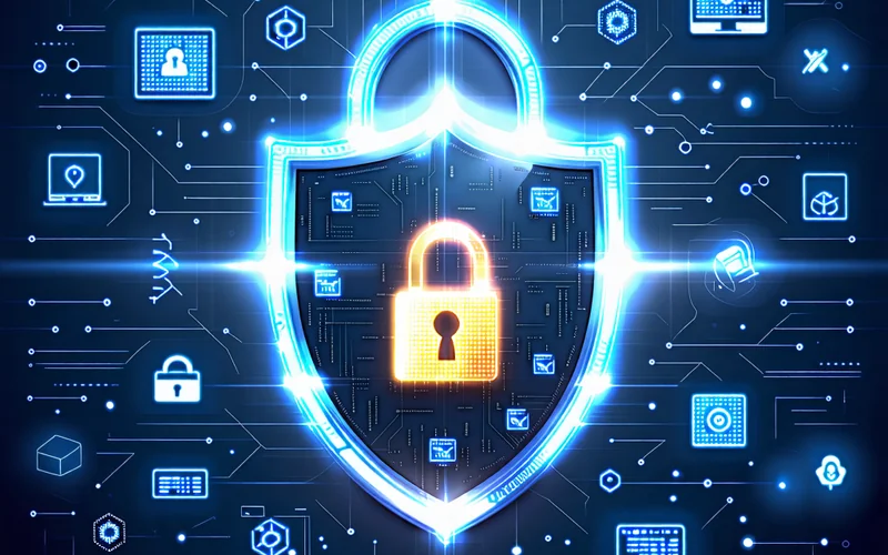 Hình ảnh minh họa các lớp bảo mật kỹ thuật số, mã hóa SSL và tường lửa, nhấn mạnh sự an toàn dữ liệu người dùng tại caxeng.com.