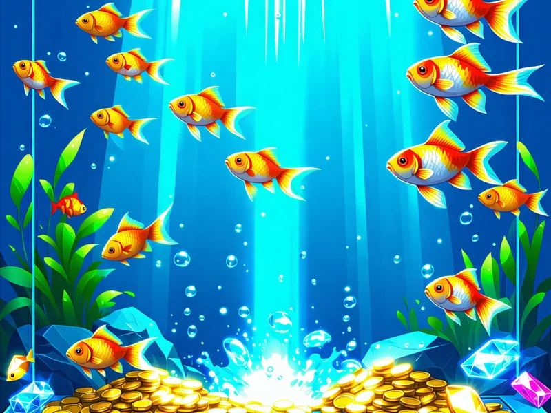 Hình ảnh game bắn cá cổ điển với các loài cá đơn giản, màu sắc tươi sáng, giao diện thân thiện, tại caxeng.com