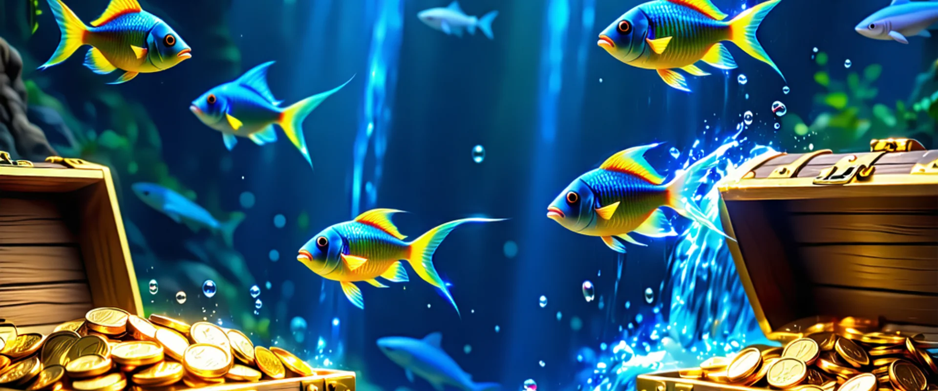 Hình ảnh banner giới thiệu cơ chế thưởng game bắn cá đổi thưởng caxeng.com