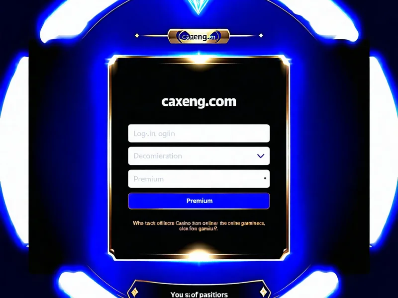 Giao diện đăng nhập của caxeng.com với các trường nhập liệu