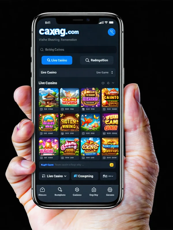 Giao diện ứng dụng di động caxeng.com