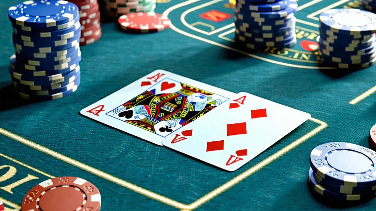 Bàn Poker trực tuyến tại caxeng.com với các lá bài, chip và giao diện người dùng hiển thị các quyết định chiến lược, tập trung vào tư duy phân tích