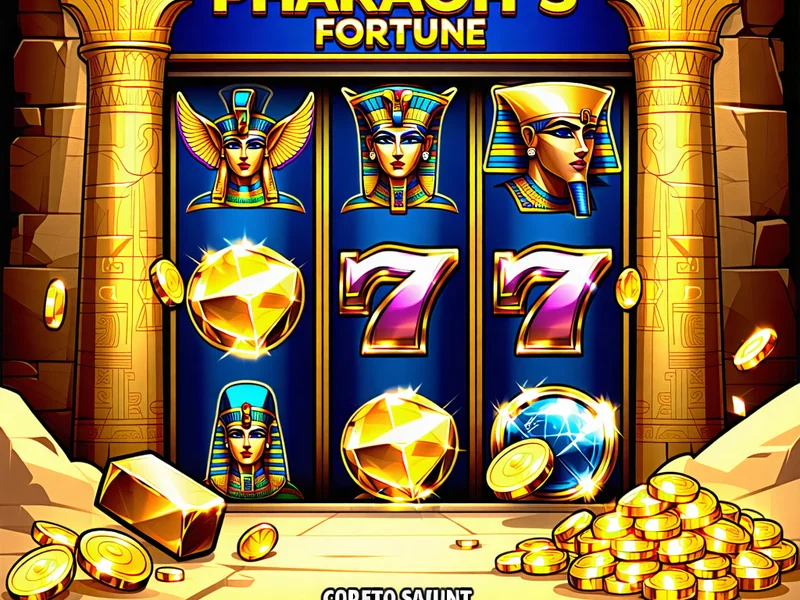 Slot game Pharaoh's Fortune tại caxeng.com với chủ đề Ai Cập cổ đại và phần thưởng giá trị