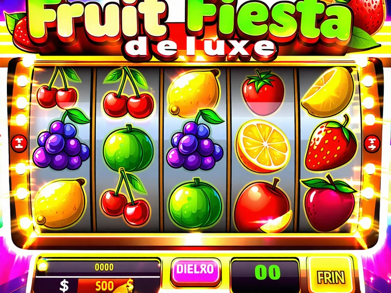 Slot game Fruit Fiesta tại caxeng.com với chủ đề trái cây cổ điển và Jackpot lũy tiến