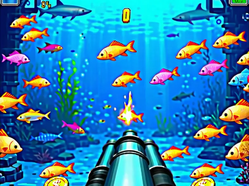 Hình ảnh giao diện game bắn cá đổi thưởng với đồ họa sống động, tiền thưởng lớn và người chơi tương tác