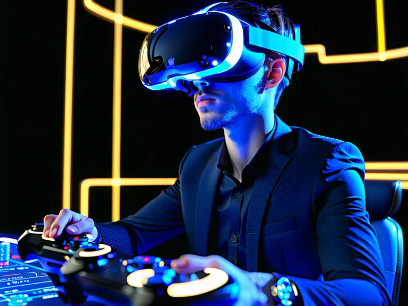 Hình ảnh công nghệ thực tế ảo và thực tế tăng cường trong game, minh họa sự đổi mới kỹ thuật số